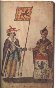 Иоанн Баллиоль и его жена Изабелла де Варенн